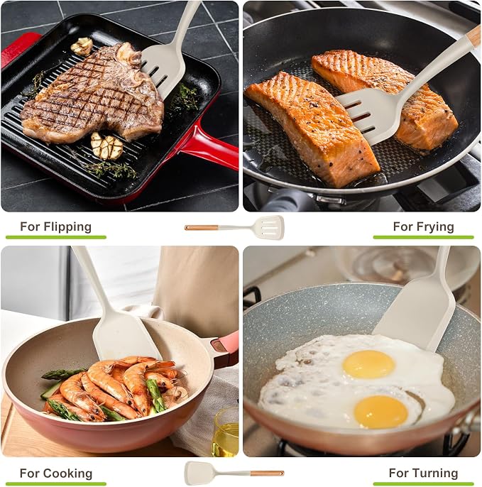 Pack of 2 Silicone Spatula Set - Image 3