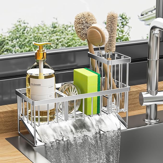 Cisily Sink Caddy Sponge Holder by CISILYHOMELIFE