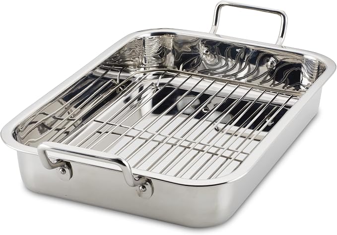 Farberware Classic Traditions Stainless Steel Roaster/Roasting Pan - Image 14