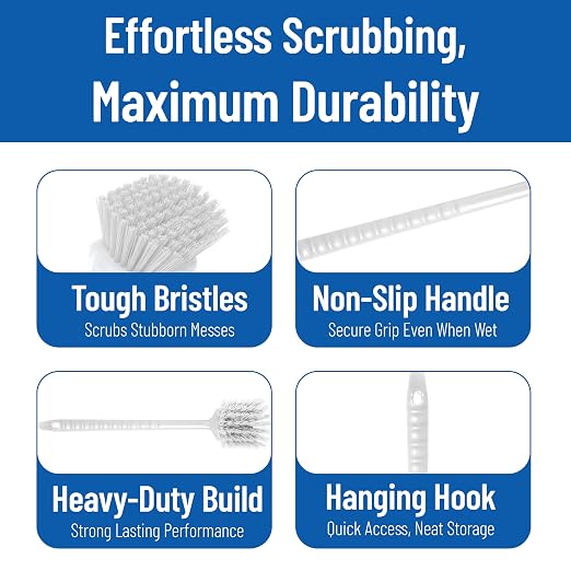SPARTA 40501EC02 Plastic Large Scrub Brush, Kitchen Brush, Utility Brush - Image 4