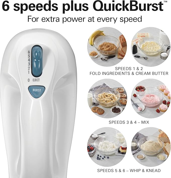 Hamilton Beach 6-Speed Electric Hand Mixer - Image 3