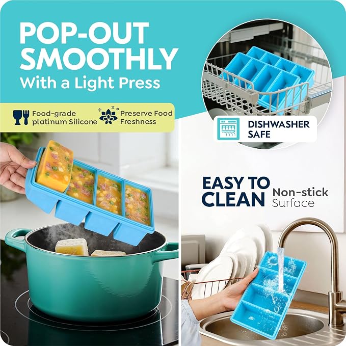 1 cup Silicone Freezer Trays - Image 3
