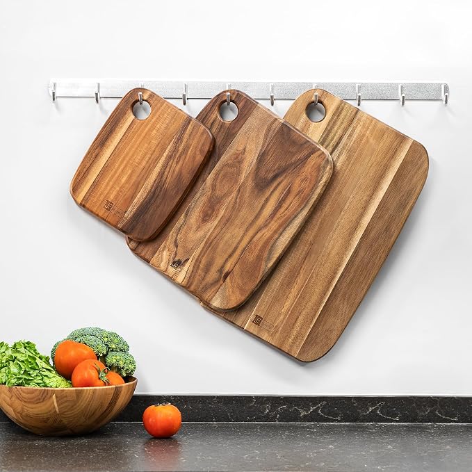 Acacia Wood Cutting Boards Set of 3 - Image 7