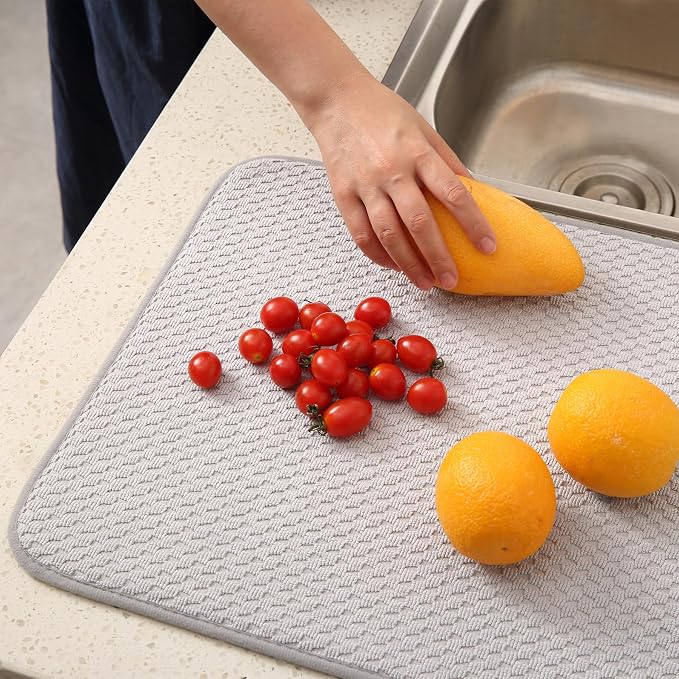 2 Pack Microfiber Dish Drying Mat - Image 8