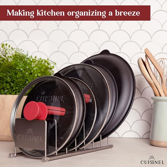 Cuisinel Lid and Dish Organizer Rack - Image 5