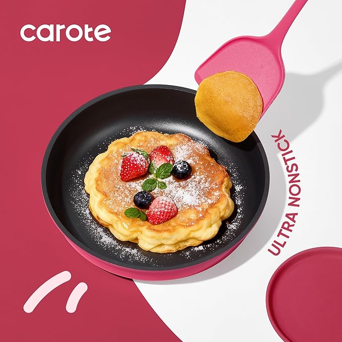 CAROTE 15pcs Pots and Pans Set Non Stick, Cookware Set Non Toxic - Image 3