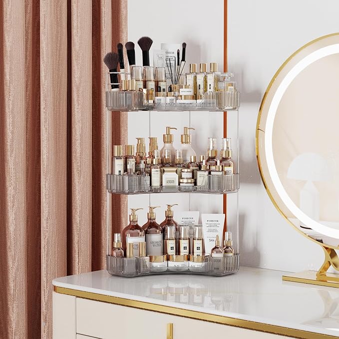 Asayuee 3-Tier Corner Bathroom Counter Organizer - Image 4