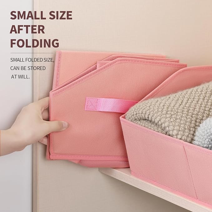 Homsorout Closet Baskets for Shelves Trapezoid - Image 6