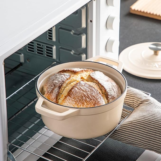 vancasso 2.5 QT Enameled Cast Iron Dutch Oven - Image 4