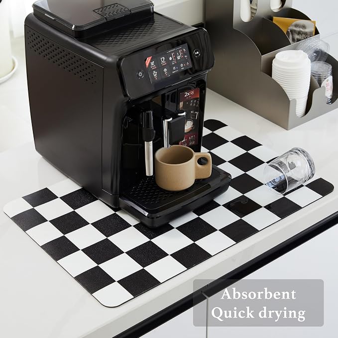 Ohocut Checkered Dish Drying Mat - Image 4