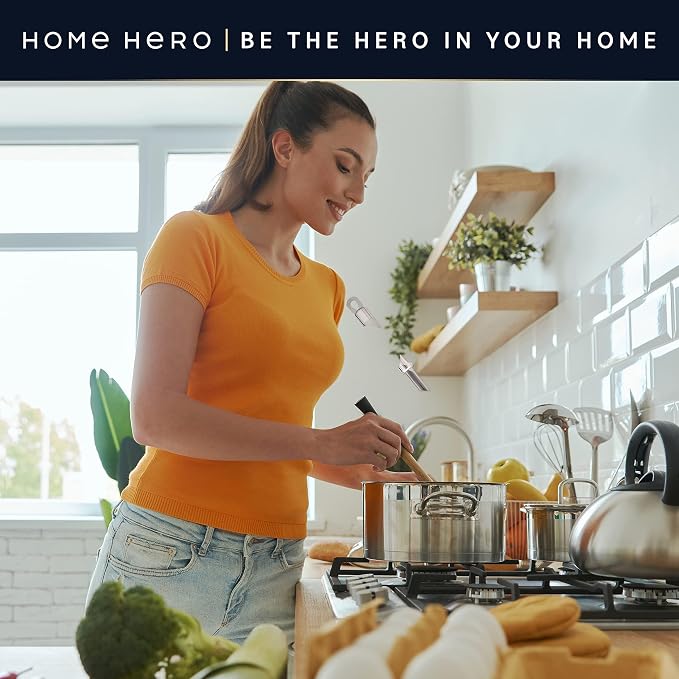 Home Hero 32-Piece Stainless Steel Kitchen Utensil Set - Image 7