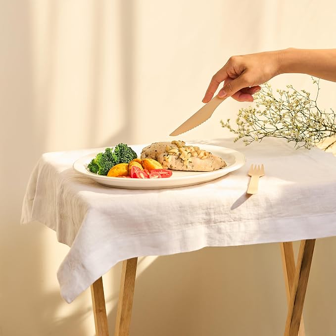 Wooden Cutlery Variety Pack 360pcs | 100% Natural Birch Wood Disposable - Image 5