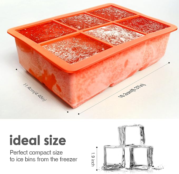 Excnorm Silicone Ice Cube Trays 3 Pack - Image 3