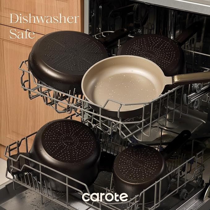 CAROTE Pots and Pans Set Nonstick, Dishwasher, RV/Camping Cookware Set - Image 6