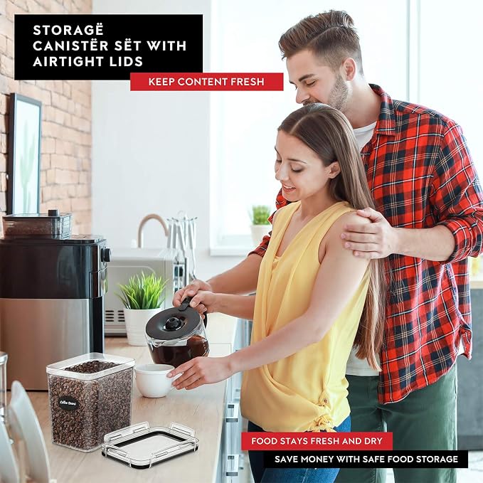 DWËLLZA KITCHEN Airtight Food Storage Container Set - Image 7
