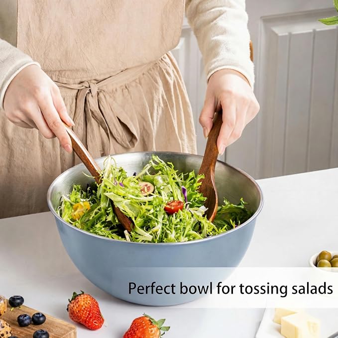 304 Stainless Steel Kitchen Colander Set, 3.5QT Colander - Image 6