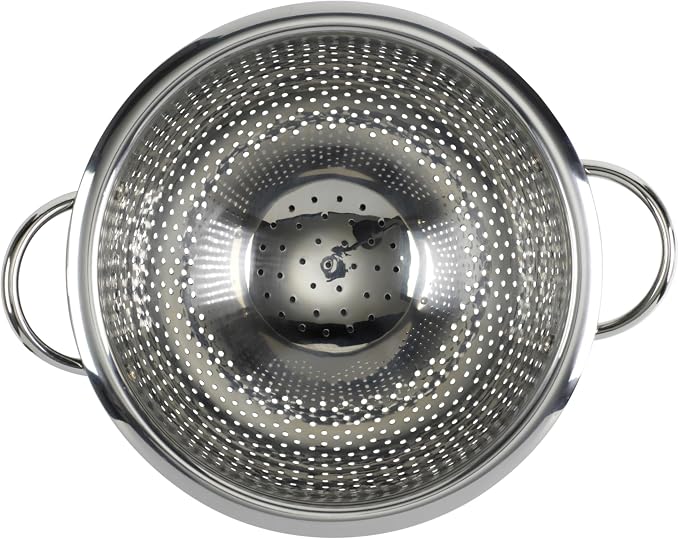 GoodCook Gourmet Colander, 5qt capacity, Stainless Steel - Image 2