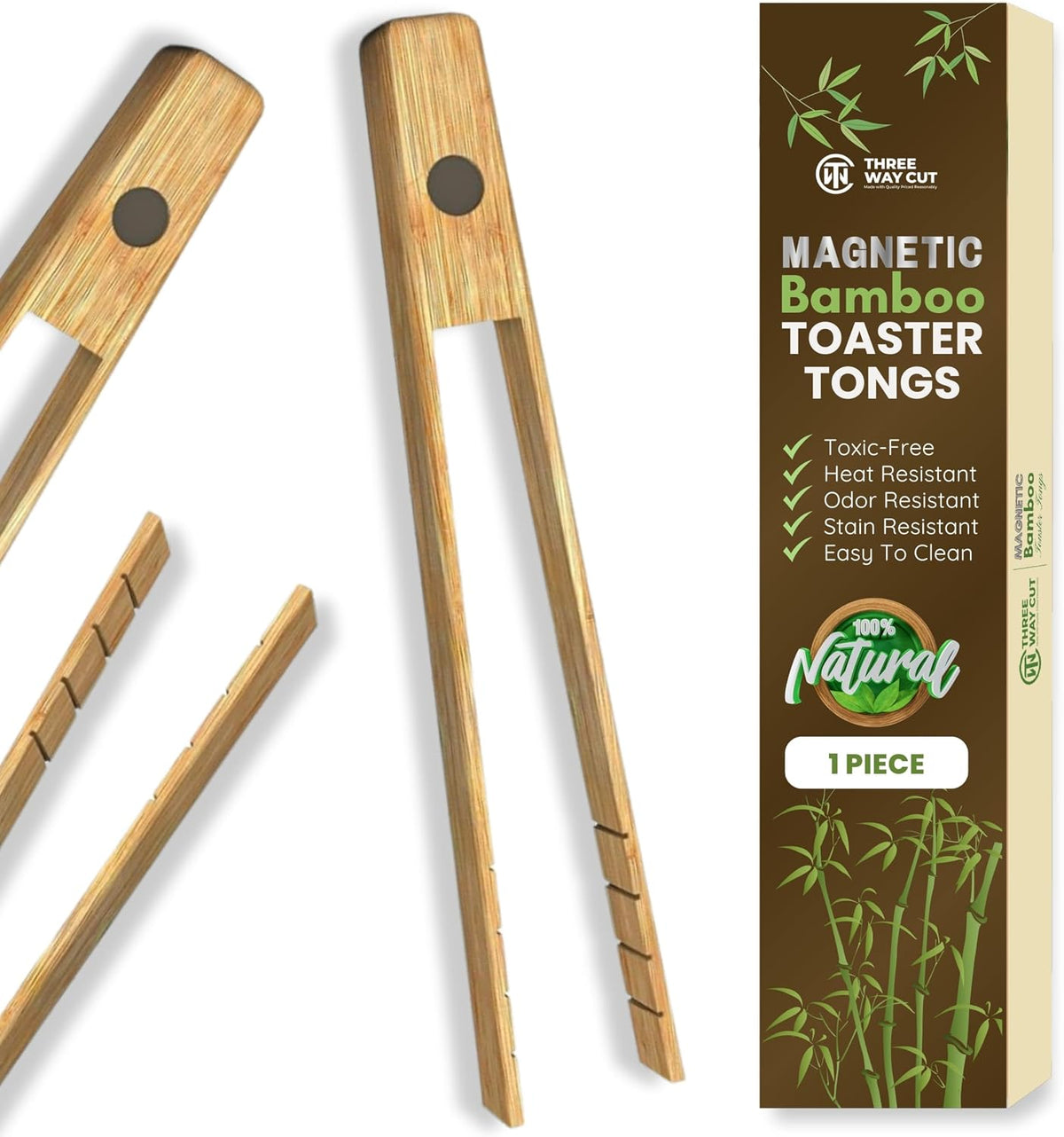 Toaster Tongs With Magnet | Kitchen Utensils For Cooking and Holding