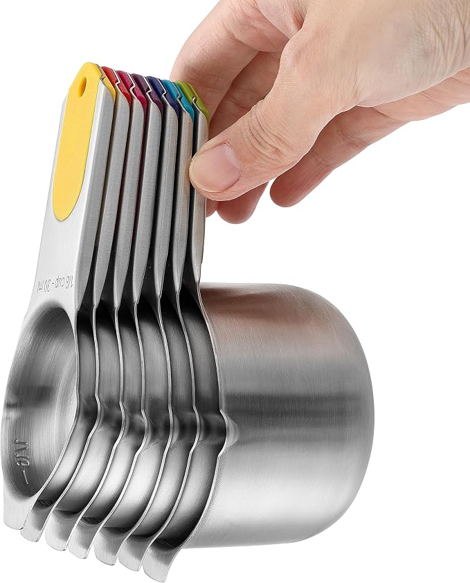 Spring Chef Magnetic Measuring Cups & Spoons Set, Strong N45 Magnets, Heavy - Image 9