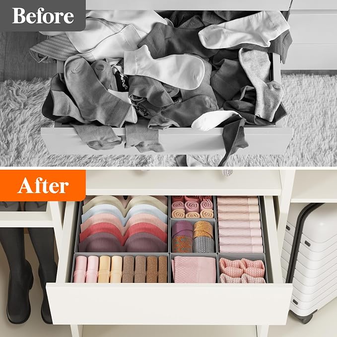 Lifewit Drawer Organizer Clothes - Image 7