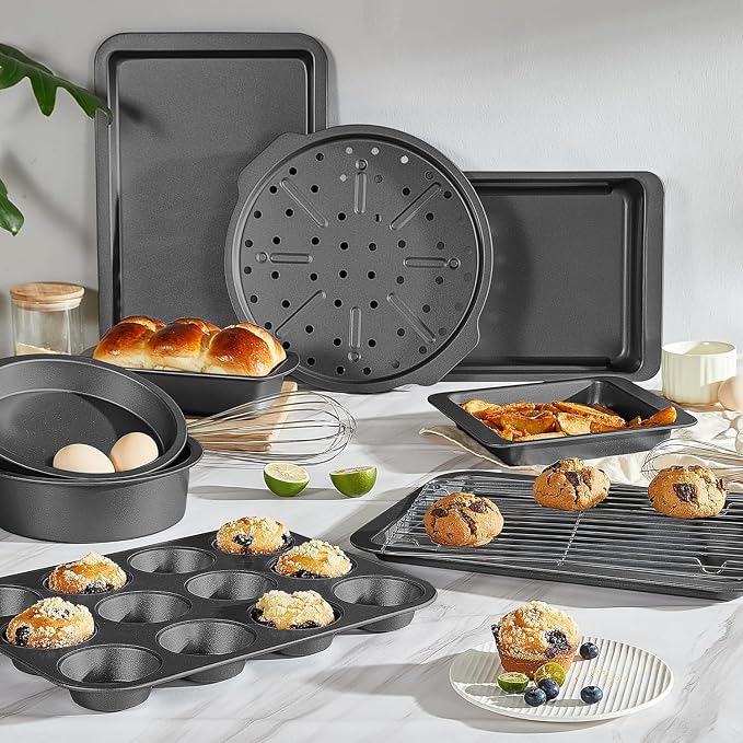 HONGBAKE Bakeware Sets, Baking Pans Set - Image 2