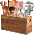 ALELION Acacia Wood Utensil Holder Organizer by ALELION