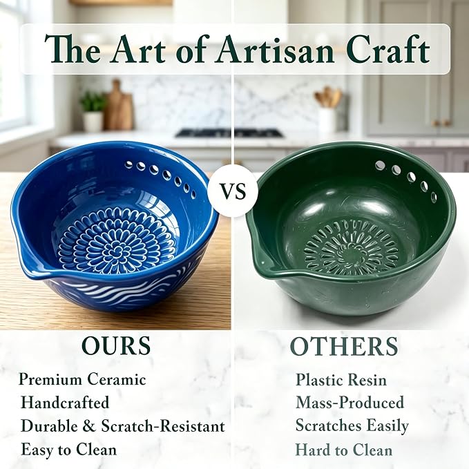 3-in-1 Ceramic Grater Bowl - Image 8