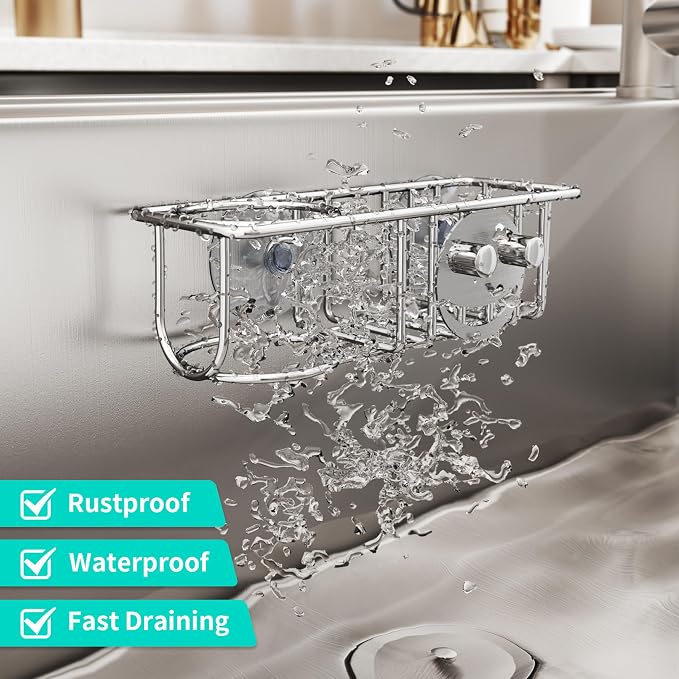 HapiRm Sink Caddy Sponge Holder - Image 3