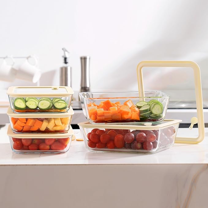 Urban Green Glass Food Container Set - Image 5