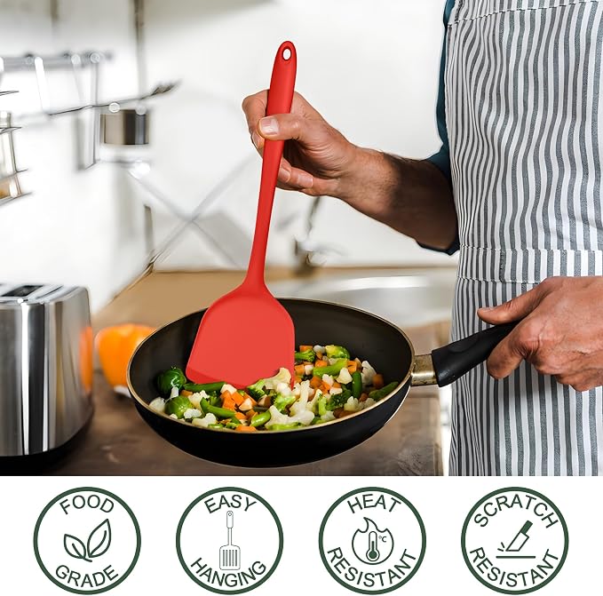 E-far Silicone Cooking Utensils Set, 25 Piece Kitchen Utensils - Image 4