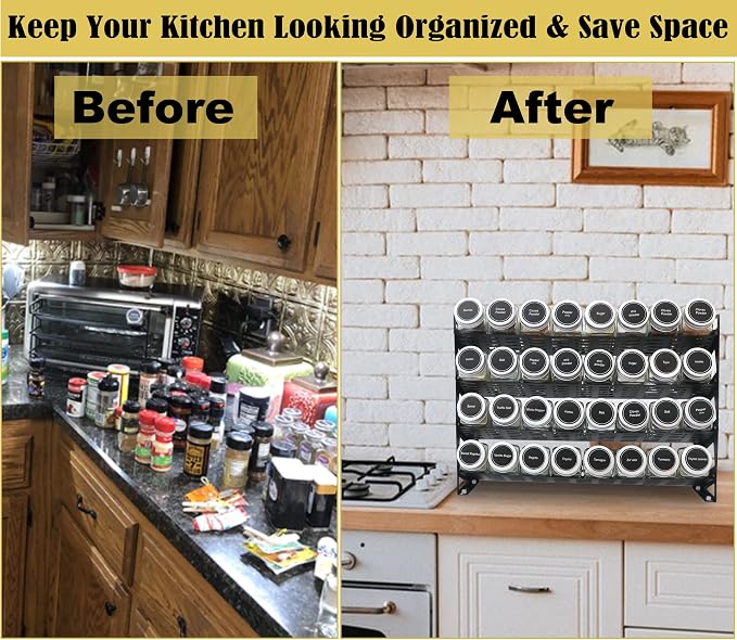4 Tier Countertop Spice Rack Organizer - Image 4