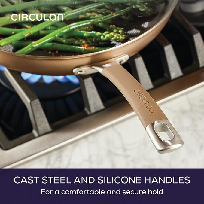 Circulon Premier Professional Hard Anodized Nonstick Cookware Induction Pots - Image 8