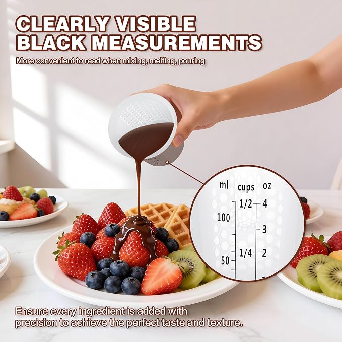 Silicone Measuring Cups Set 10Pcs 125ml - Image 4
