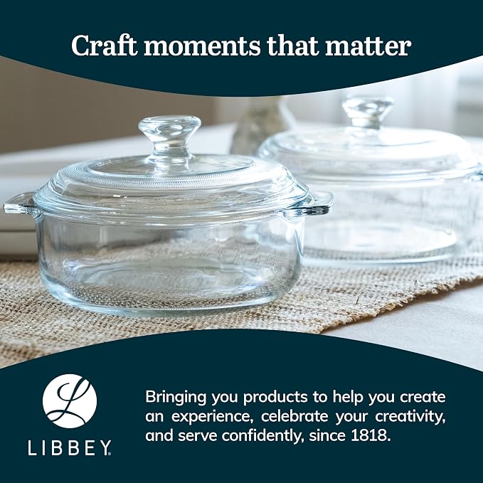 Libbey Baker's Basics 2 Piece Glass Dishes - Image 6