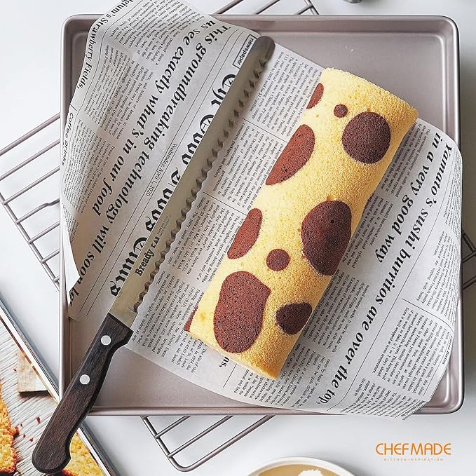 CHEFMADE Roasting Pan with Rack, 11-Inch Non-Stick Square Shallow Dish Sheet - Image 6