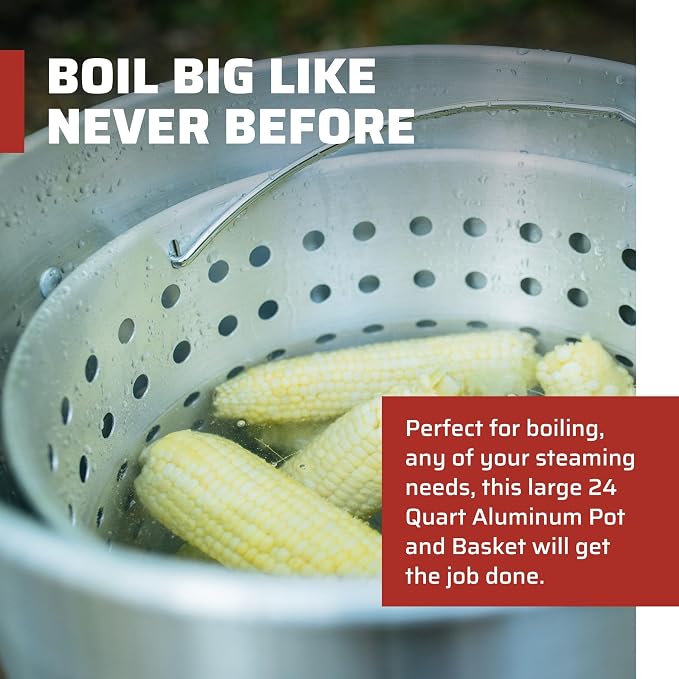 Camp Chef 24-Quart Aluminum Pot - Image 3