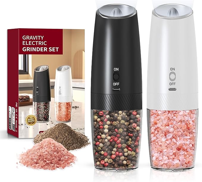 Rechargeable Salt And Pepper Grinder Set by Unknown
