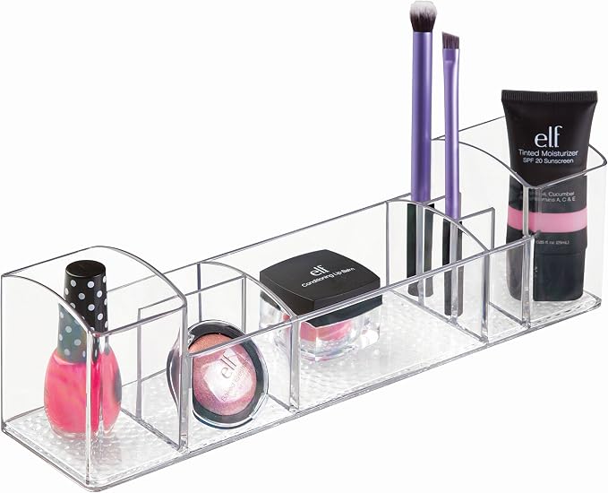 iDesign 43030 Med+ 12" Plastic Divided Vanity Medication and Bathroom Accessory - Image 5