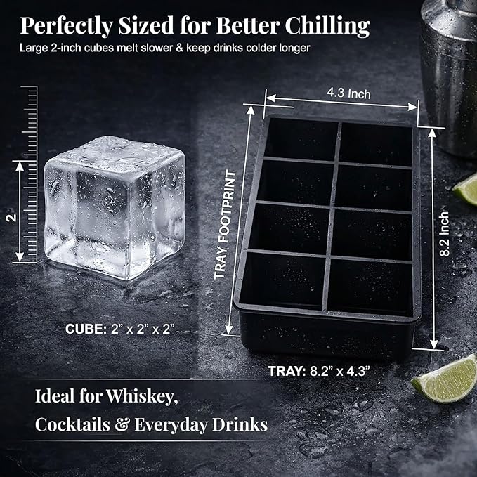 Large Silicone Ice Cube Tray - Image 2