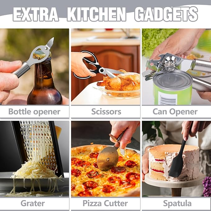 Kitchen Utensils Set- 34PCS Silicone Cooking Utensil - Image 5
