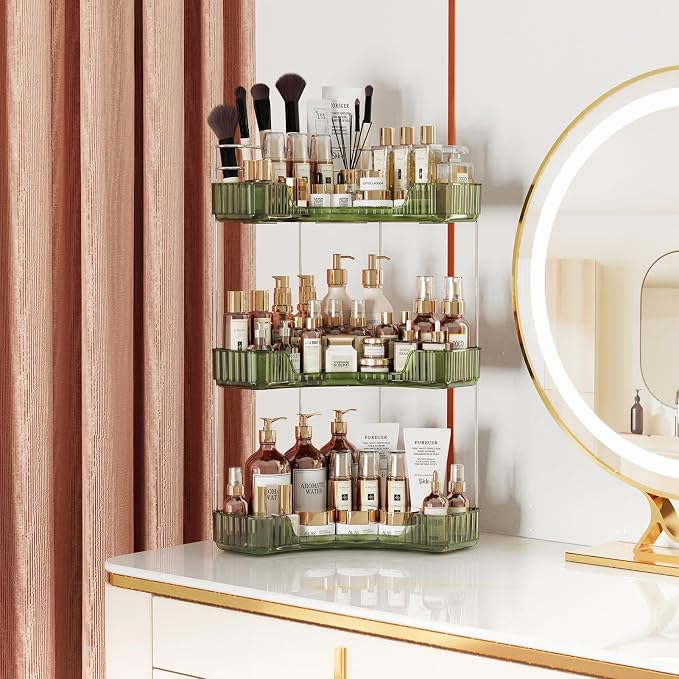 Asayuee 3-Tier Corner Bathroom Counter Organizer - Image 4