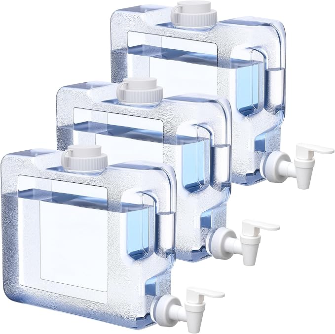Funnymoom 3 Pack 0. 8 Gallon Fridge Water Dispensers Bottle by Funnymoom