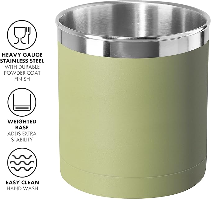 Oggi Stainless Steel Jumbo Utensil Holder - Image 2