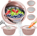 4-1 Strainer Bowl with Lid Set by UTTKOJ