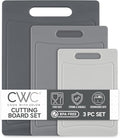 COOK WITH COLOR Non-Slip Cutting Board Set – Kitchen Essentials with Easy Grip by CookwithColor