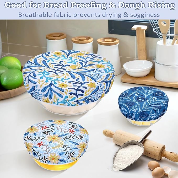 5-Size Reusable Beeswax Bowl Covers - Image 4