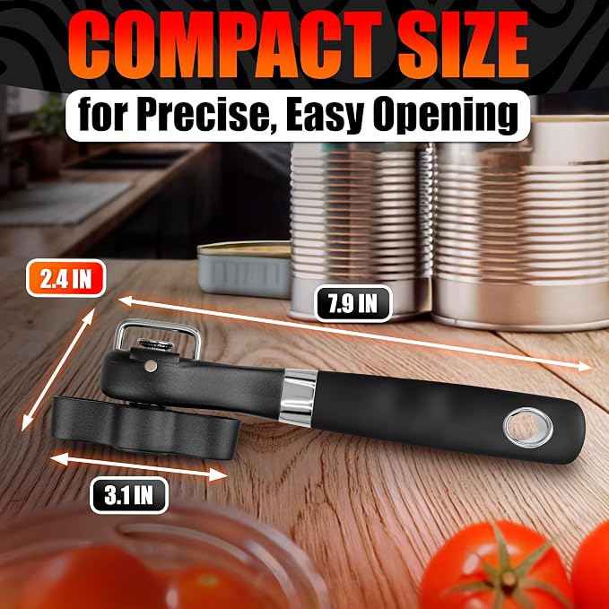 Can Opener Smooth Edge Side Cut – Stainless Steel Manual Can Opener - Image 2
