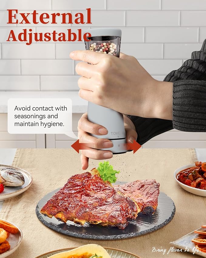 Electric Salt and Pepper Grinder Set - Image 6