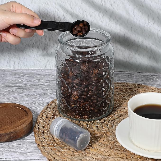 5Pcs Black Measuring Spoons Universal Easy to Read Measuring Cup and Spoon Set - Image 5