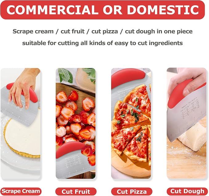 Pastry Cutter Dough Scraper Dough Cutter Scraper Tool Kitchen Pastry Blender - Image 3